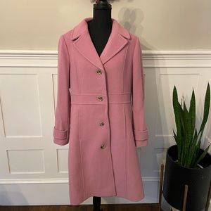 Lavender wool coat from Talbots
